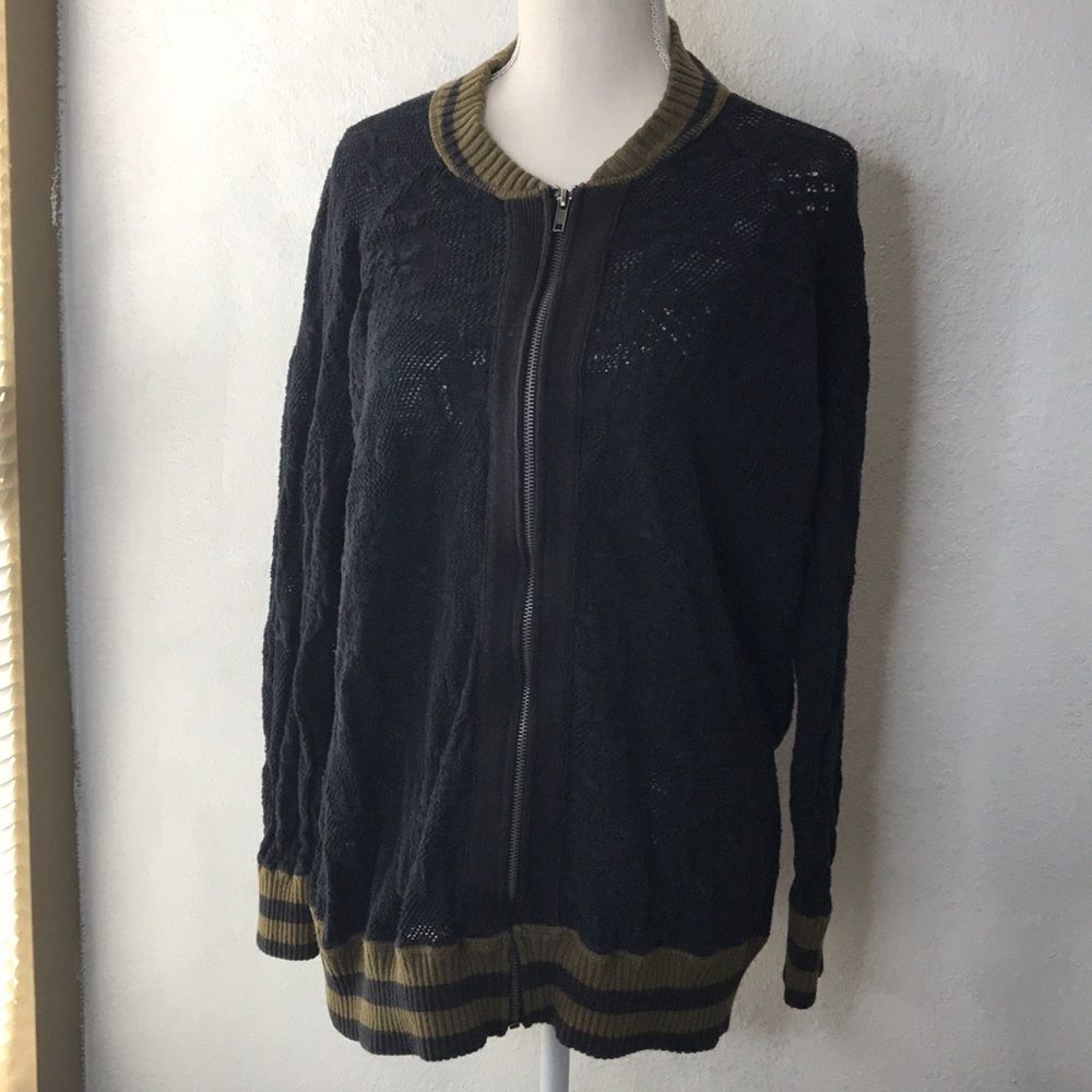 Free people crochet jacket